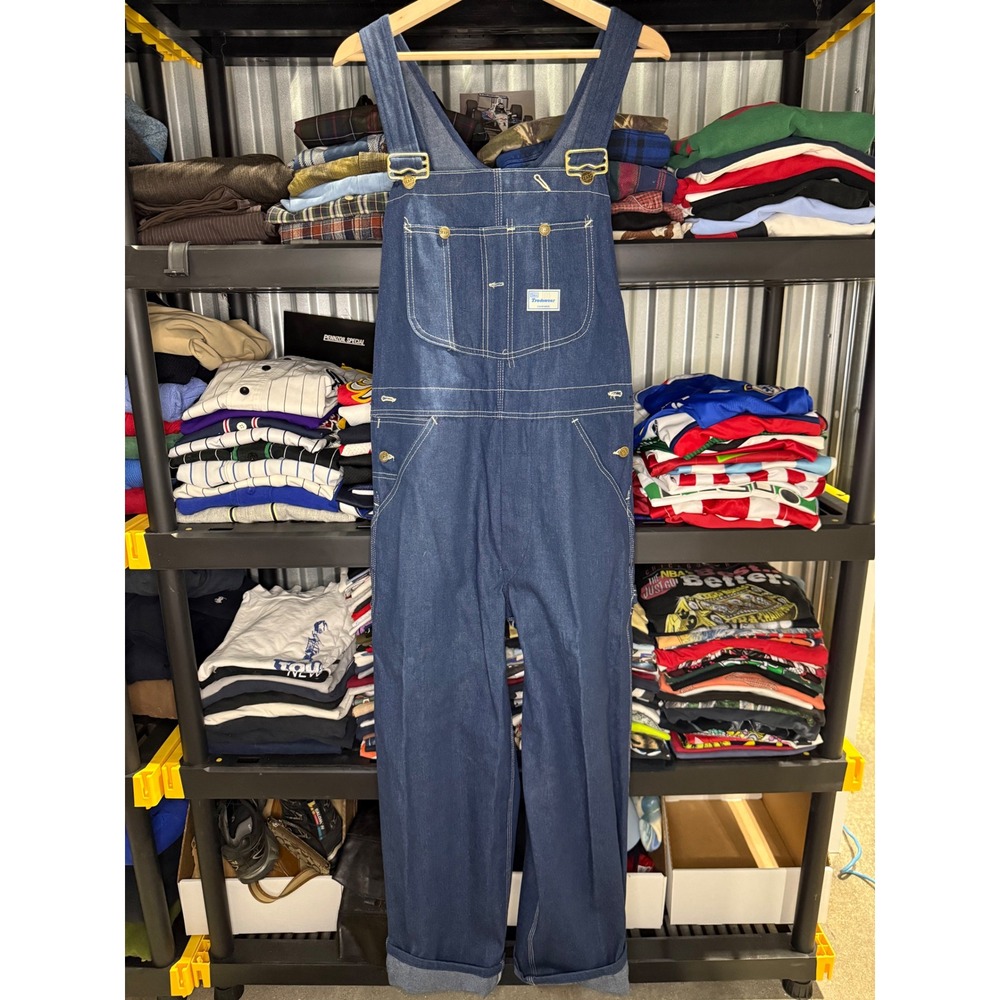 Vintage Sears Denim Overalls 34x30  Made USA Workwear like new